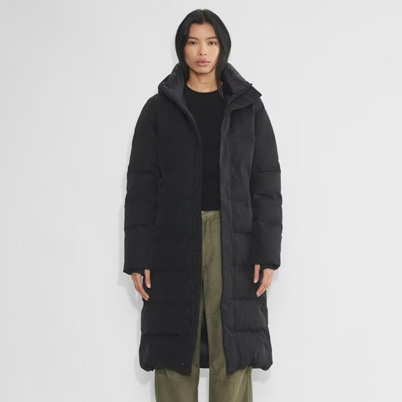 NWT Aritzia TNA The Powder Dri Parka™ Long - Size S - Total Eclipse (Navy Blue) - Picture 7 of 9